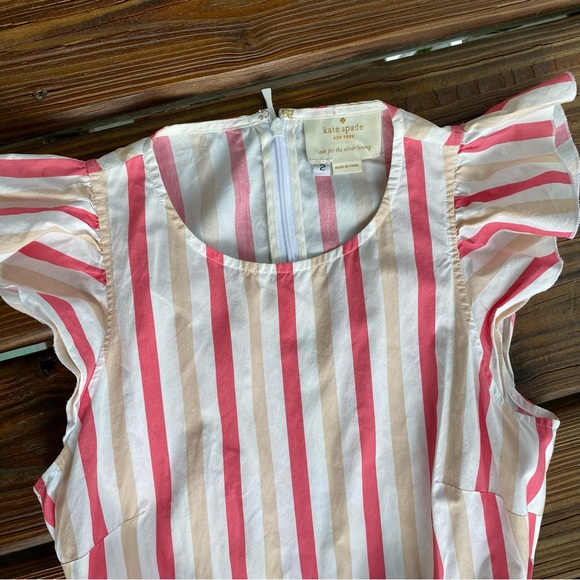 Kate Spade New York Peach Sherbert Midi Dress EUC - Picture 15 of 16